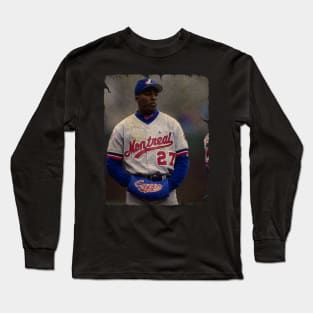 Vladimir Guerrero in Montreal Expos Long Sleeve T-Shirt